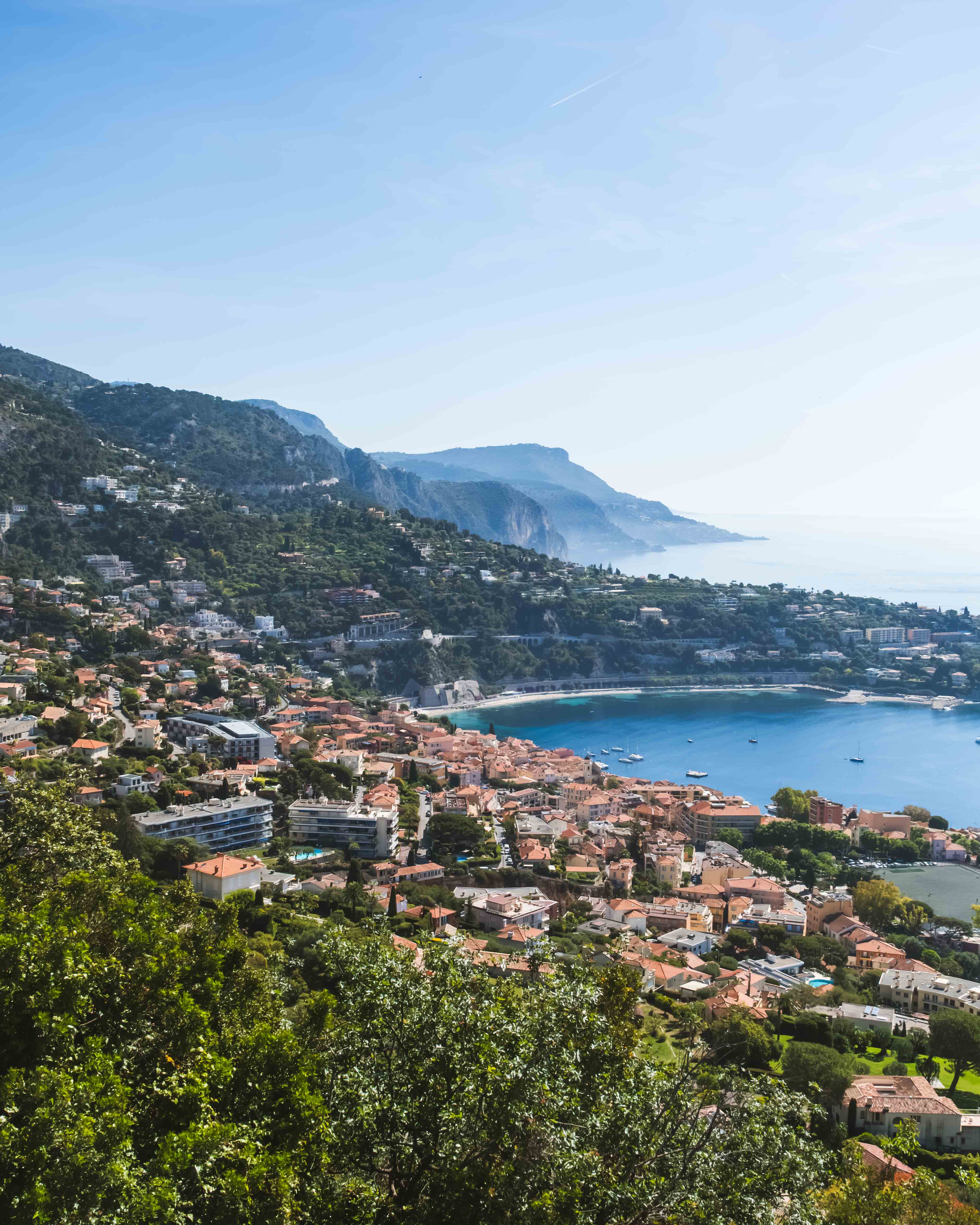 Panorama de la baie de Villefranche-sur-Mer