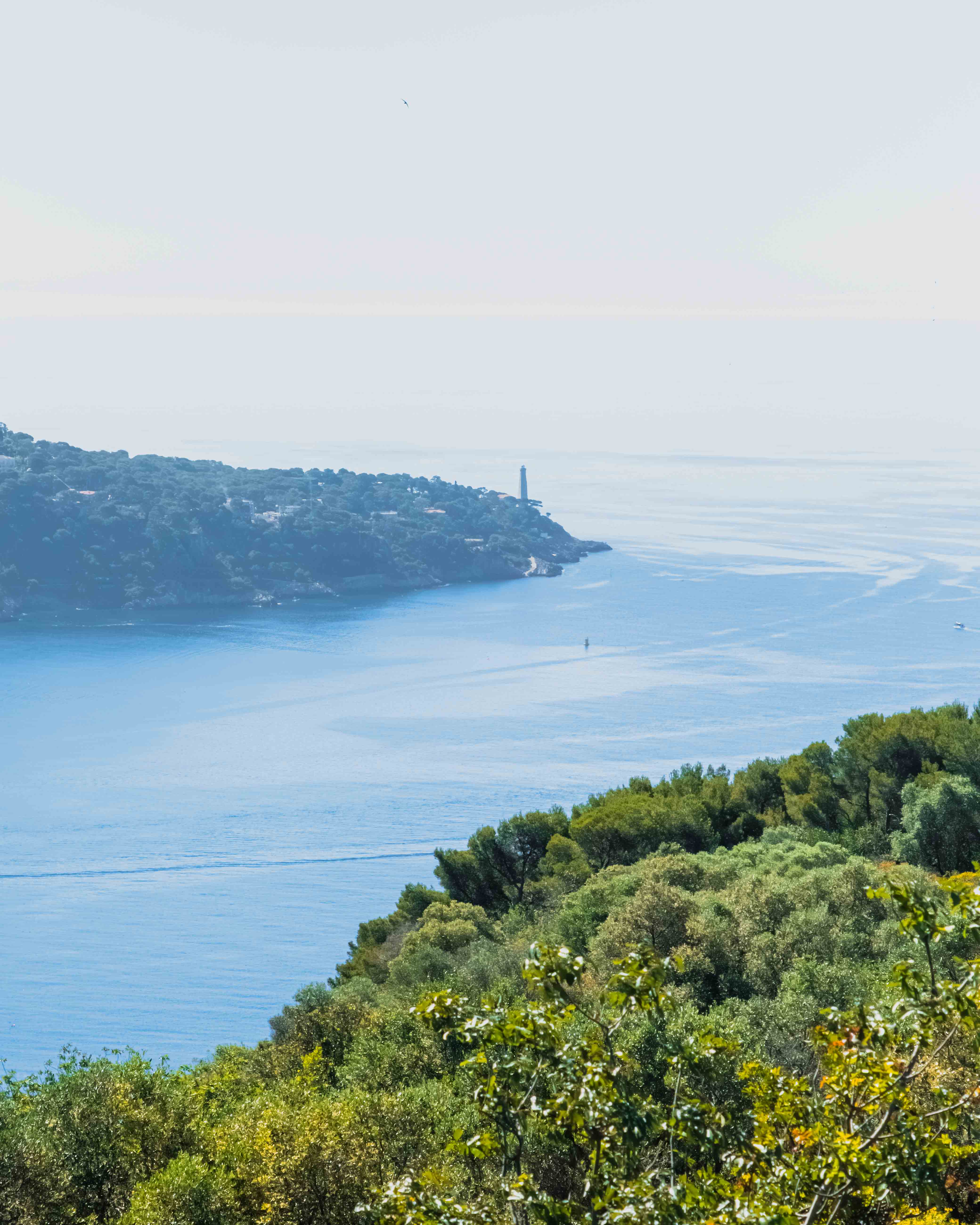 Vue panoramique sur le phare du Cap-Ferrat